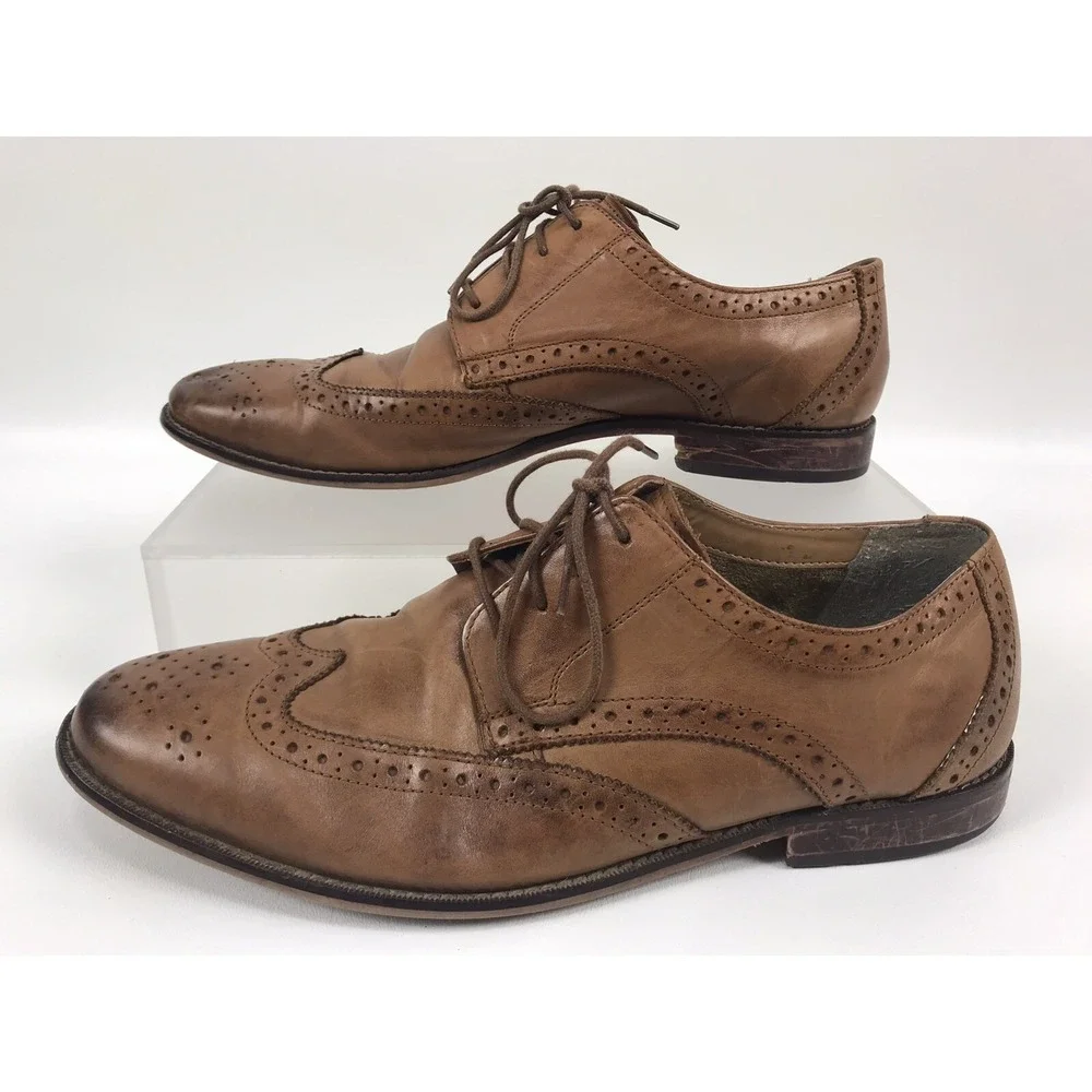 Florsheim‎ Montinaro Wingtip Oxford Leather Shoes 11737 Mens US Size 11 D